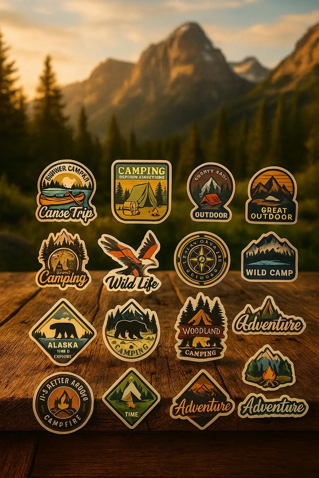 Showcase your adventurous spirit with these collectible Overlanding Patches; perfect for gear, laptops, or journals.